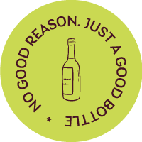 Alavot sticker good bottle wine
