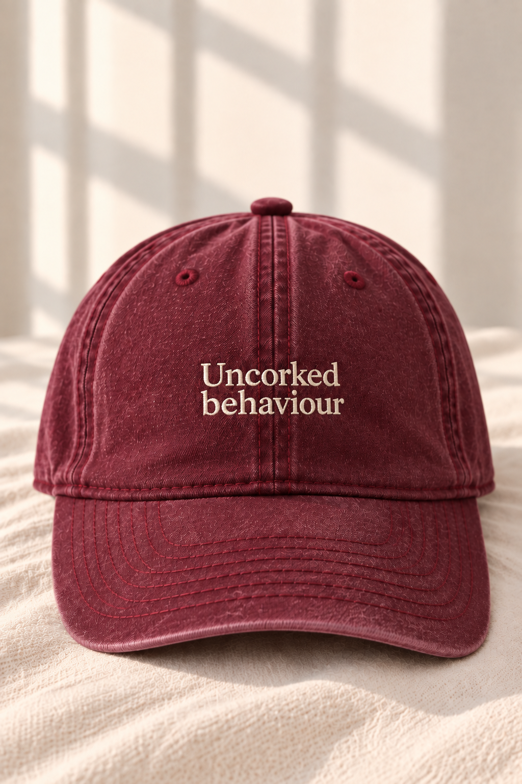 Uncorked behaviour cap