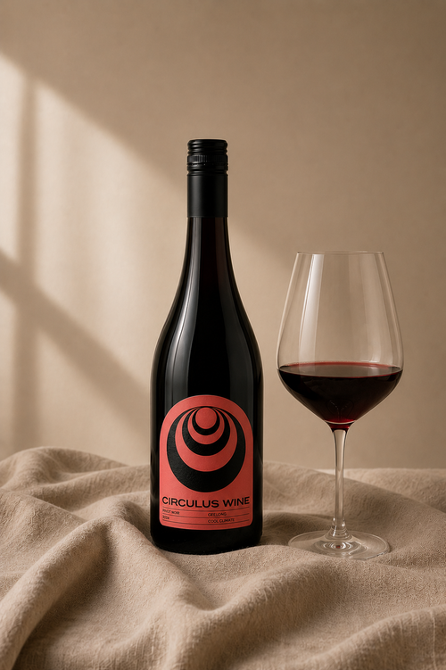 Red wine bottle australian wine Pinot Noir