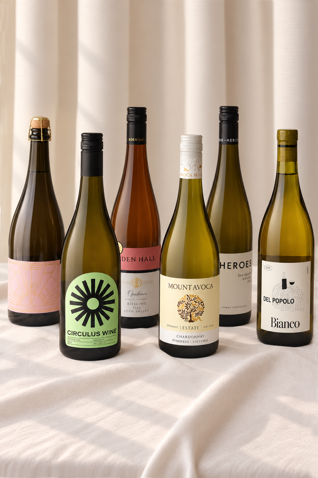 The Curated six - White