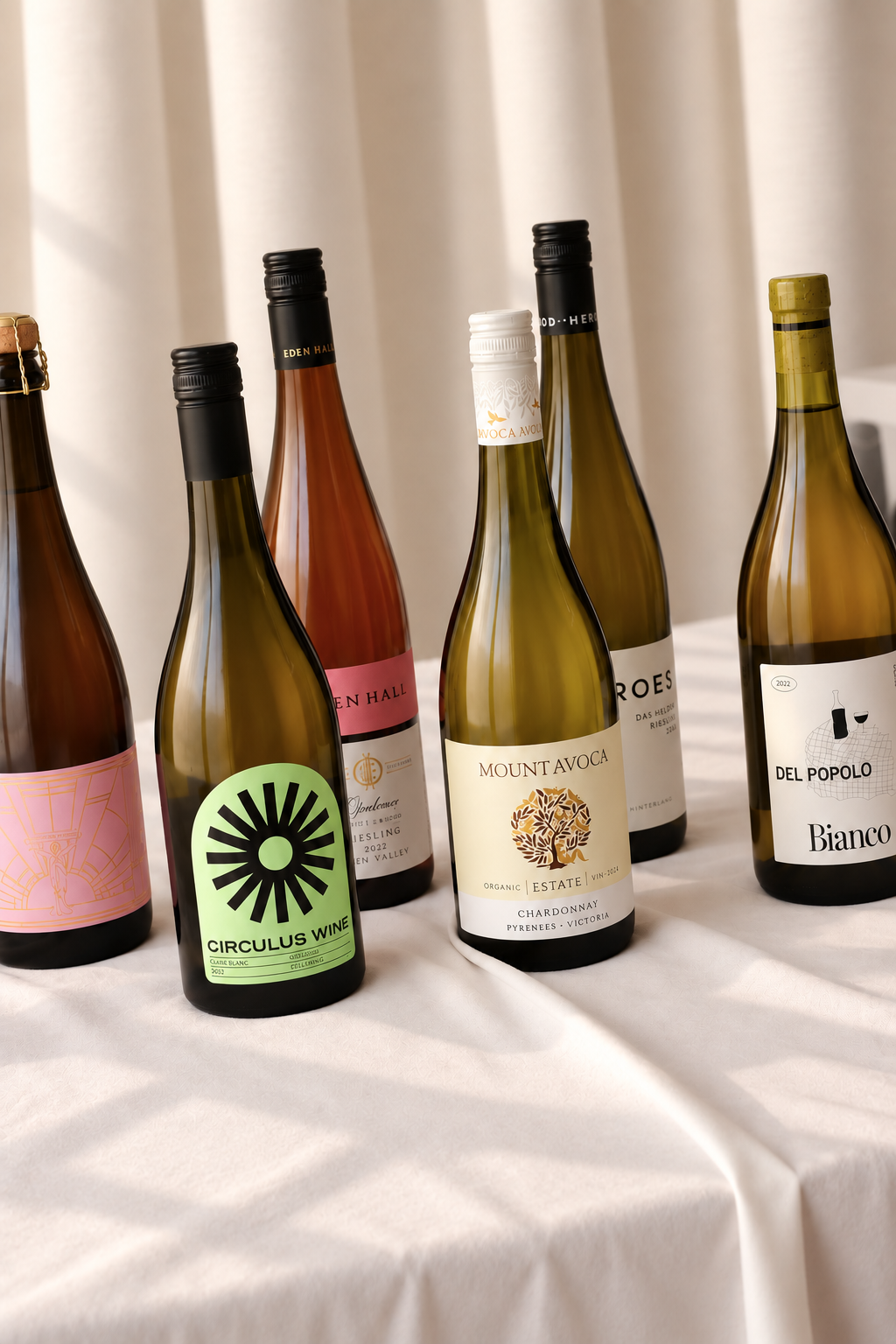 The Curated six - White