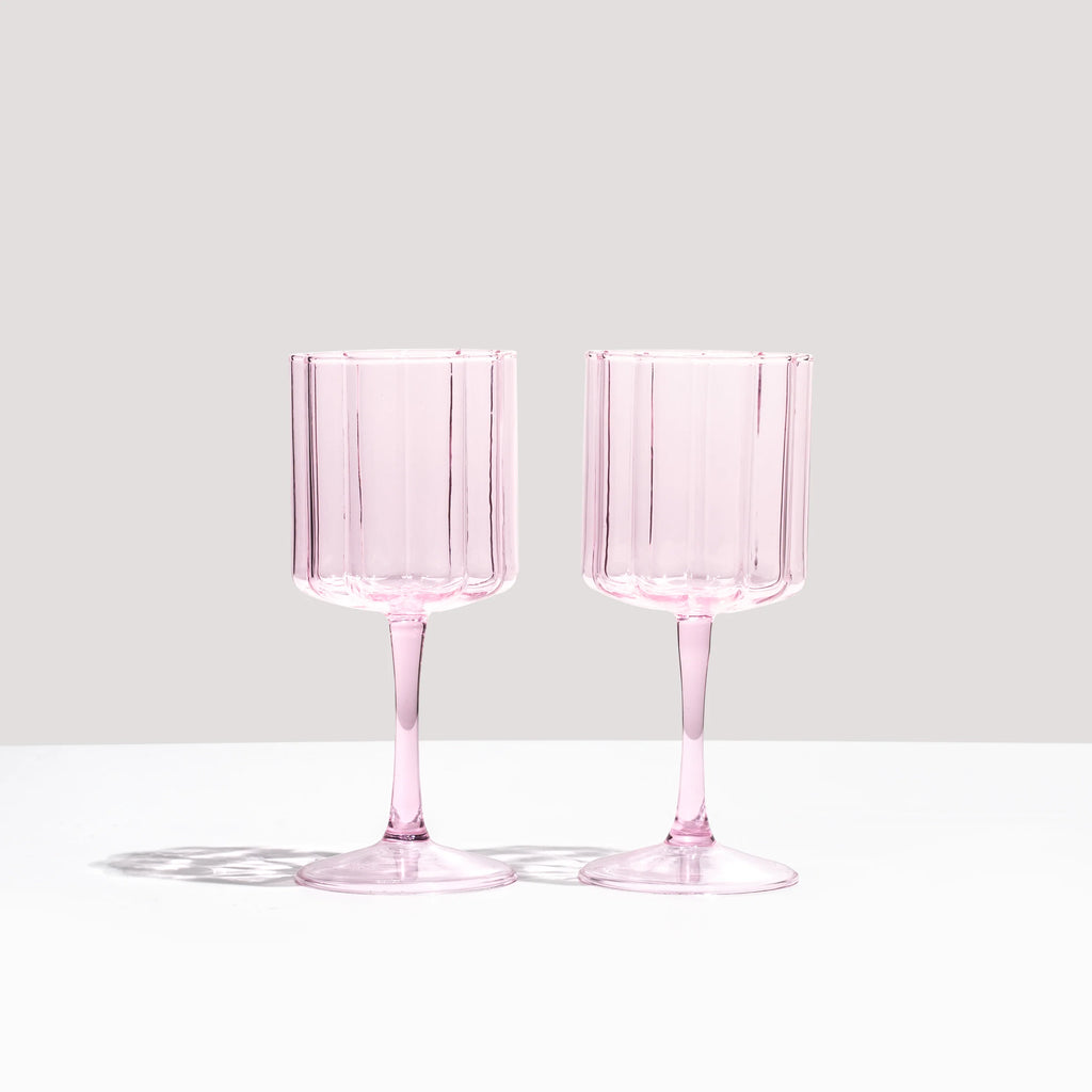 Fazeek pink clear wine glass glasswear wine glass red wine and white wine