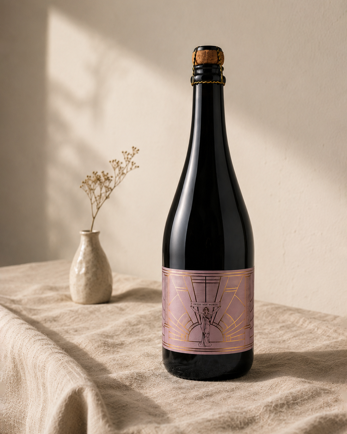 “Heroes” Deeds Not Words Sparkling Rosé