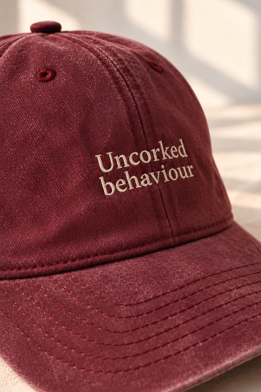 Uncorked behaviour cap