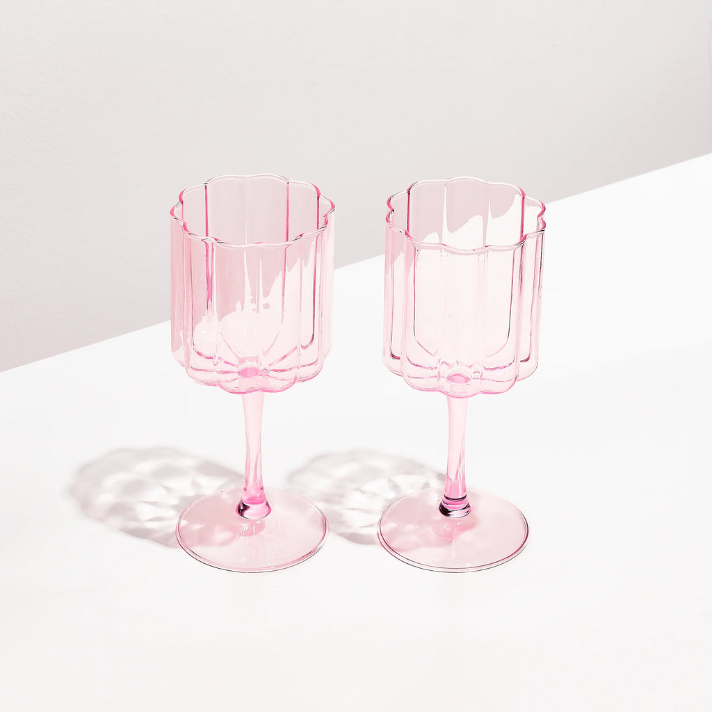 Fazeek pink clear wine glass glasswear wine glass red wine and white wine