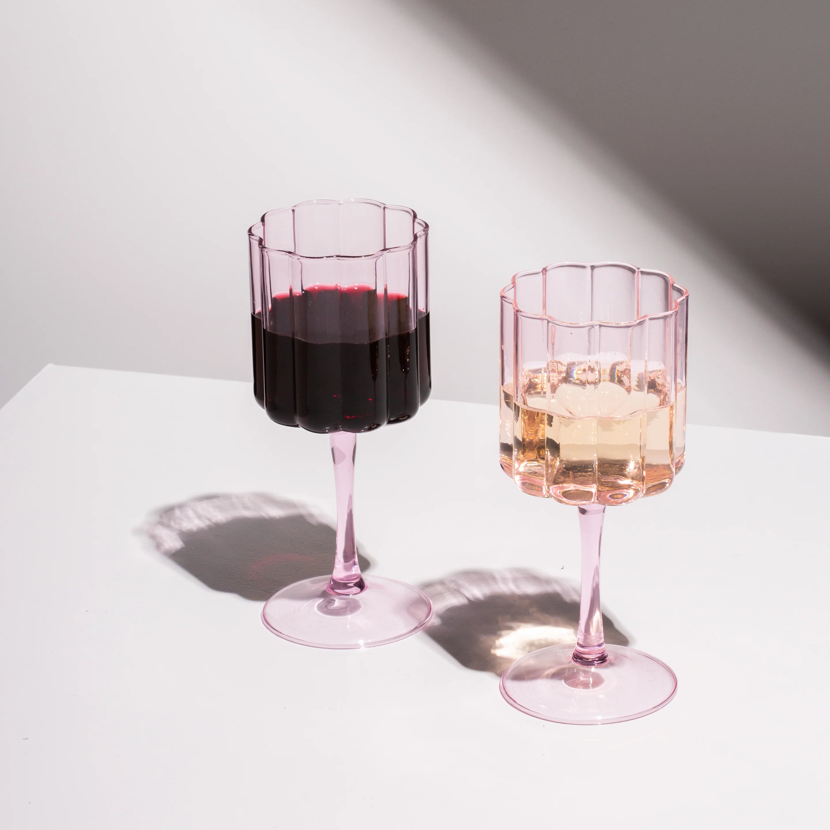 Fazeek pink clear wine glass glasswear wine glass red wine and white wine